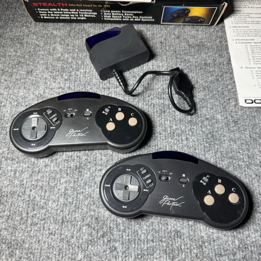 Stealth Infra-Red Joypad Controller for the Panasonic‎ 3DO Complete in Box